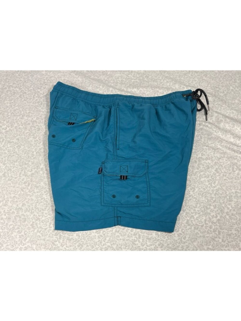 Tommy Bahama Relax Swim Trunks Mens XL Blue Elastic Waist Shorts Marlin Logo - Picture 12 of 12